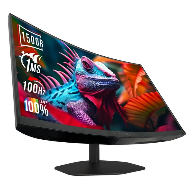 Sceptre Monitor de Juegos Curvo LED 27" 1080p, Negro, C275W-FW100T