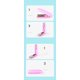 thumbnail image 5 of Mini grapadora revolucionaria, capacidad de 20 hojas, grapadoras coloridas de diseño ultrafino para escritorio, afiladas, sin demora, grapadora pequeña estándar, 5 of 8