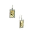 thumbnail image 3 of 1928 Jewelry Fusion Lux Square Swing Earrings, 3 of 4