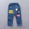 thumbnail image 2 of Spring and Autumn Boys' Baby Garment Set Fashion Cotton Top+Jeans Two-piece Boys' Stripe Fashion Set, 2 of 5
