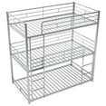 thumbnail image 6 of Holaki Metal Twin Size Triple Bunk Bed, Silver, 6 of 9