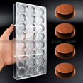 thumbnail image 2 of Moldes de Chocolate de Policarbonato 3D Arco Iris Latino forma redonda bombones de Chocolate, 2 of 4