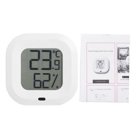Hygrothermograph,Alarm And Ios/android Temperature With Data Cellar Office And Thermometer With Eryue Meter And Eryue Thermometer Ios/android White And Thermometer White