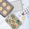 thumbnail image 5 of 2 Pack Pot Holders for Kitchen Heat Resistant Hot Pads Sets for Cooking Baking Natural Abstract Shapes, 5 of 7