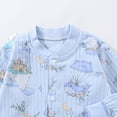 thumbnail image 5 of Splozh Newborn Baby Boy Jumpsuit Baby Cotton Long Sleeve Bodysuit Newborn Clothes Baby Romper Pajamas Crawling Clothes Sky Blue,12-18 Months, 5 of 7