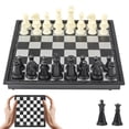 thumbnail image 1 of Juego de ajedrez Pedolini, magnético, portátil, plegable, tamaño viaje, 1 of 6