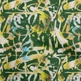 thumbnail image 1 of oneOone Silk Tabby Dark Green Fabric Abstract Dress Material Fabric Print Fabric By The Yard 42 Inch Wide, 1 of 6