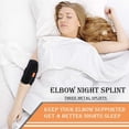 thumbnail image 3 of Support de Coude pour Arthrite, Stabilisateur de Fracture, Manchon de Compression Ajustable, 3 of 7