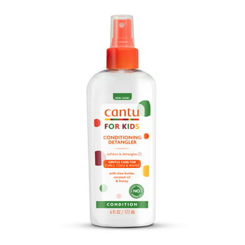 Cantu Care for Kids Paraben & Sule-Free Conditioning Detangler with Shea Butter, 6 fl oz