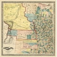 thumbnail image 2 of Gaston 12x12 Gold Ornate Wood Framed with Double Matting Museum Art Print Titled - Kansas Nebraska - Gaston 1856, 2 of 4