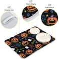 thumbnail image 4 of Coolnut Halloween Ghost Pumpkin Dish Drying Mat Absorbent Reversible Drying Pad Dish Drainer Rack Mat for Kitchen Countertops Sinks,16"x18", 4 of 6