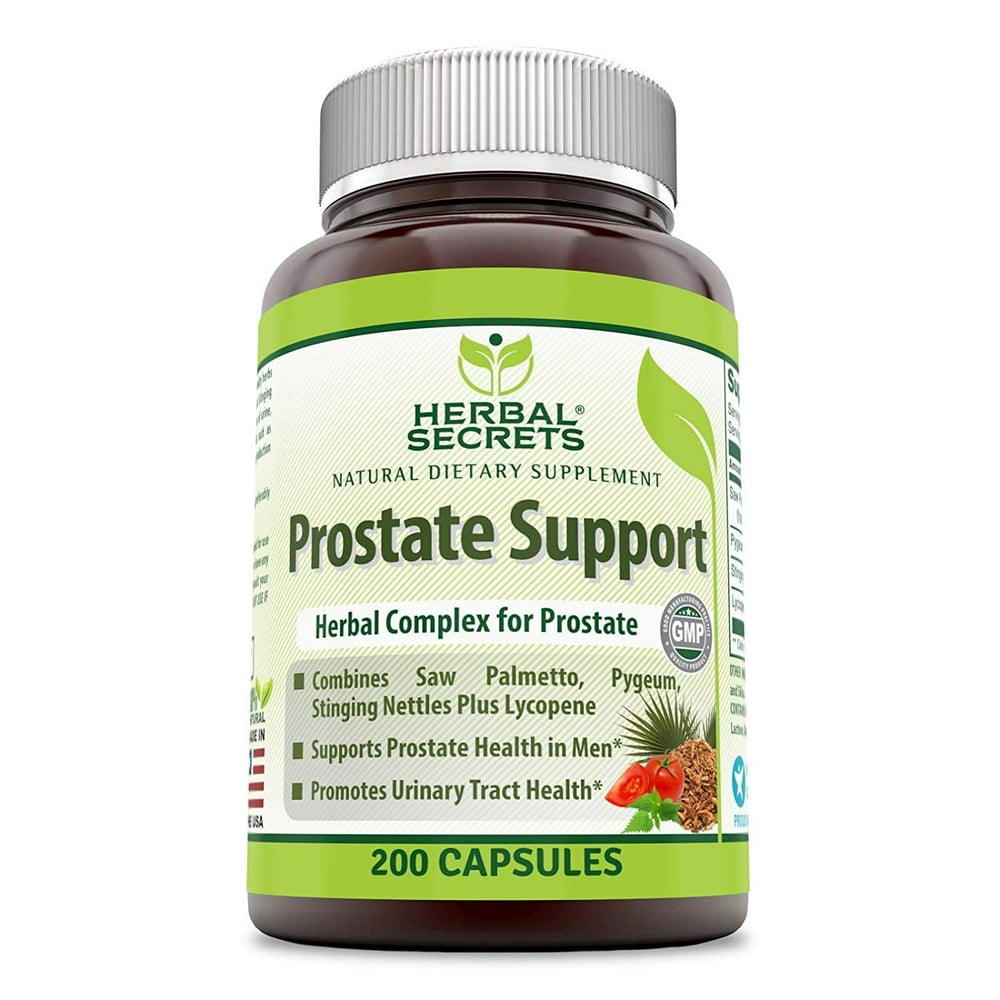 Herbal Secret Prostate Support 200 Capsules Non Gmo Advance Herbal Formula With Saw Palmetto 3317