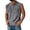 Gray, variant on Men's Sleeveless Tee Shirts Loose Fit Button Up Henley Tank Tops Casual Distressed Muscle Vintage Summer Tank Shirts with Pocket, Gray L
