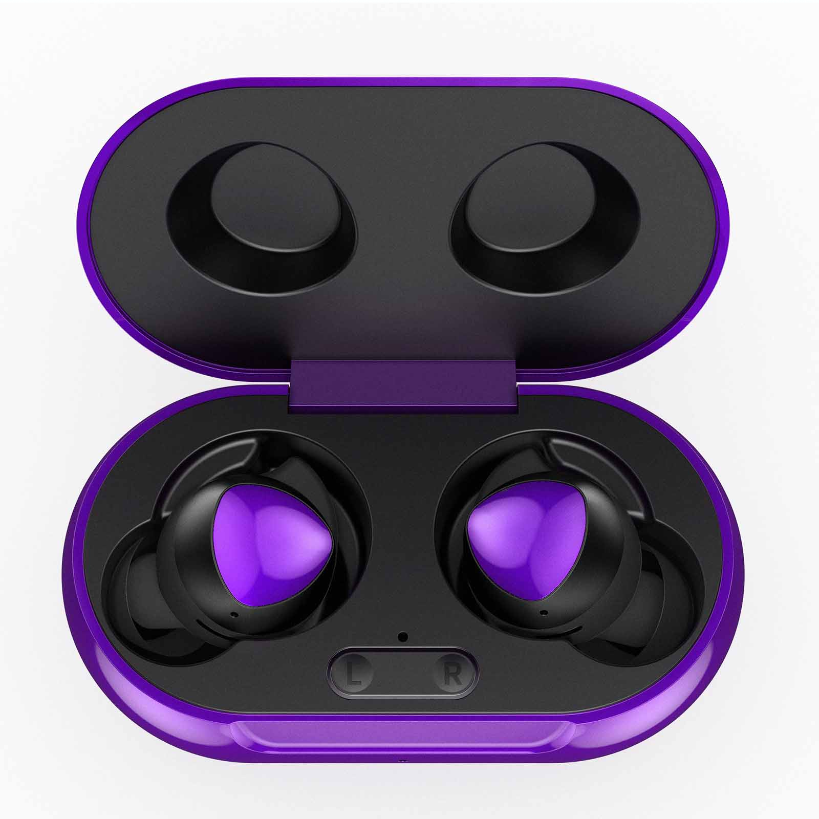 UrbanX Street Buds Plus True Bluetooth Wireless Earbuds For Google Pixel 4a 5G With Active Noise Cancelling Charging Case Included Purple Walmart