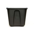 thumbnail image 2 of Homz 6618BKTS.08 18 Gallon Durable Molded Plastic Storage Bin w/ Lid, Black/Gray, 2 of 5