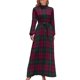 thumbnail image 2 of Vestido largo a cuadros Clan Lindsay para mujer, vestidos largos, vestidos de noche de lujo para mujer, vestidos de noche para boda, vestidos de fiesta para mujer, 2 of 5