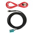 thumbnail image 5 of Jadeshay Cable Auxiliar estéreo para automóvil Conector de 3,5 mm Conector de 6 Pines Radio AUX IN Arnés de cableado Reemplazo del Cable de alimentación para 2005‑2011, 5 of 5