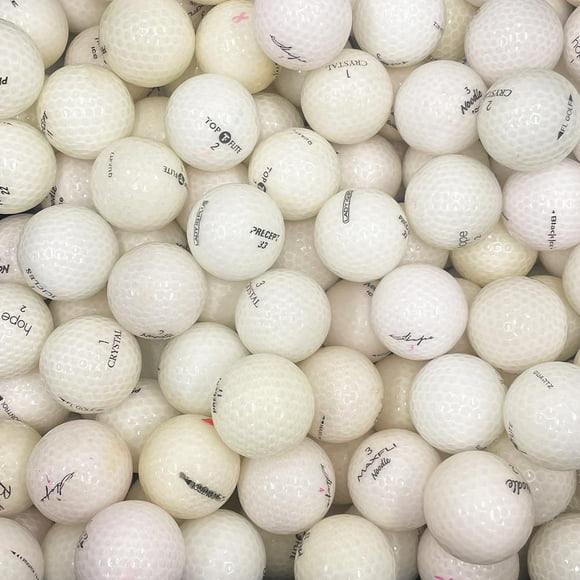 Mulligan - 50 Mix AAA Recycled Used Golf Balls, White