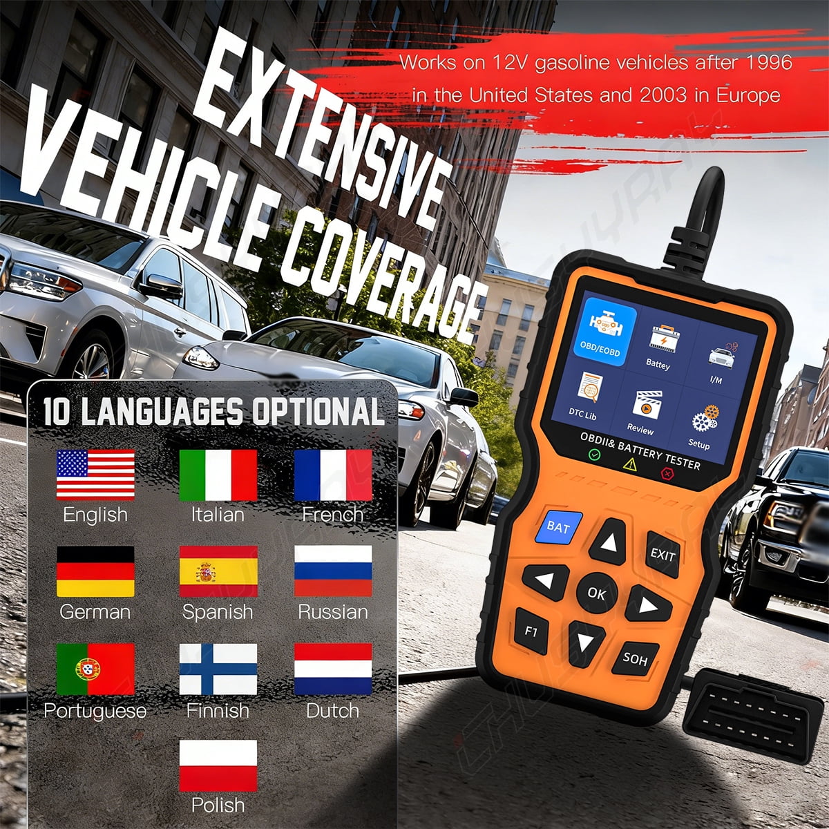 OBD2 Scanner Car Code Reader Diagnostic Scan Tool Check Engine Transmission for Nissan Murano