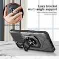 thumbnail image 4 of Cass Creations Case for Samsung Galaxy S21-FE (FAN EDITION), Advanced Armor Full Body Hybrid Shock Proof Bumper Protective Phone Cover - Black, 4 of 5
