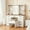 White, variant on TROPOW Vanity Desk with Mirror and Lights, Dressing Table with Chair, 10 Drawers and 10 Storage Shelves, Vanity Desk with Power Outlet for Bedroom, Walnut