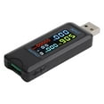 thumbnail image 3 of Bgsha 1pc USB Power Meter Tester Multimeter 4.5-36V 0-5A Voltage Current Capacity Energy Ammeter Digital Tester Meter Fast Charging, 3 of 9