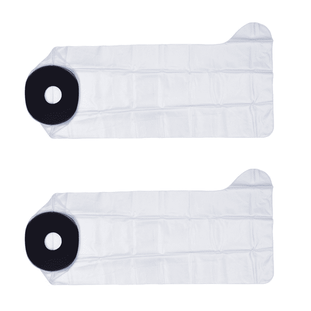 2X Couvre-Plâtre Imperméable Jambe Adulte Protection de Douche Jambe Complète Protection Étanche pour Pied Cheville Genou Blessure