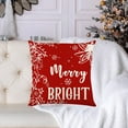 thumbnail image 6 of Xuniizn Christmas Pillow Covers 18x18" - Holiday Decorative Throw Pillow Cases for Couch, Sofa, Bed Seasonal Christmas Decorations for Home, 6 of 7