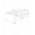 thumbnail image 2 of Pemberly Row Mid-Century Modern Tight Back Velvet Sofa in Green, 2 of 11