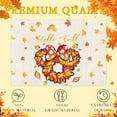 thumbnail image 3 of Fall Table Runner 12x18in Linen Hello Fall Cartoon Mouse Autumn Placemats Set of 4 Thanksgiving Farmhouse Tables Runners Seasonal Harvest Table Mats Kitchen Dining Indoor Outdoor Home Party Decor, 3 of 6