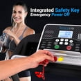 thumbnail image 3 of SereneLife Foldable Treadmill Home Fitness Equipment with LCD for Walking & Running. 12 mph, 3 of 6