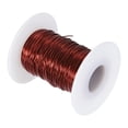 thumbnail image 1 of Hilo magnético de 0.67 mm 102 pies, alambre de cobre esmaltado, alambre de bobinado magnético, bobina de 100 g, 130C para transformadores, 1 of 6