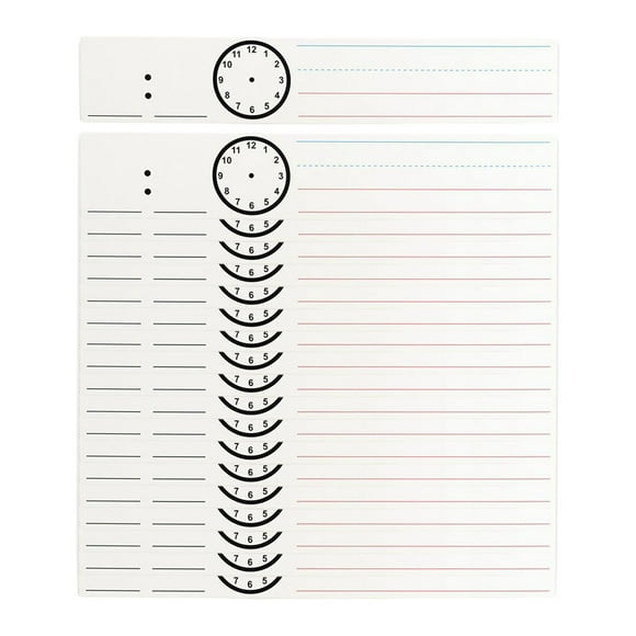 20x Seca de Horario Diario CUTICAT Tarjetas de aprendizaje