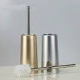 thumbnail image 4 of Toilet brush and bracket, floor-standing anti-rust durable toilet brush Champagne gold, 4 of 4