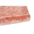thumbnail image 4 of Freya Plush Shag Rug with Metallic Sheen, Salmon Pink, 10ft x 10ft Round, 4 of 7
