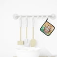 thumbnail image 3 of Caroline's Treasures Owl Bathing Watercolor Pair of Pot Holders, 3 of 3