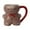 Coffee, variant on BLEEUS Gingerbread Man Ceramic Mug Christmas Gingerbread Man Cup 350ML (Coffee ) Christmas Essential (Coffee)
