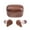 Walnut Wood, variant on TWS Bluetooth Wooden Designed Earphones with USB Charging Case