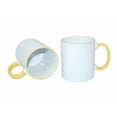 thumbnail image 3 of TECHTONGDA 6pcs 11oz Rim Handle Mug Yellow Heat Press Transfer Small Business, 3 of 3