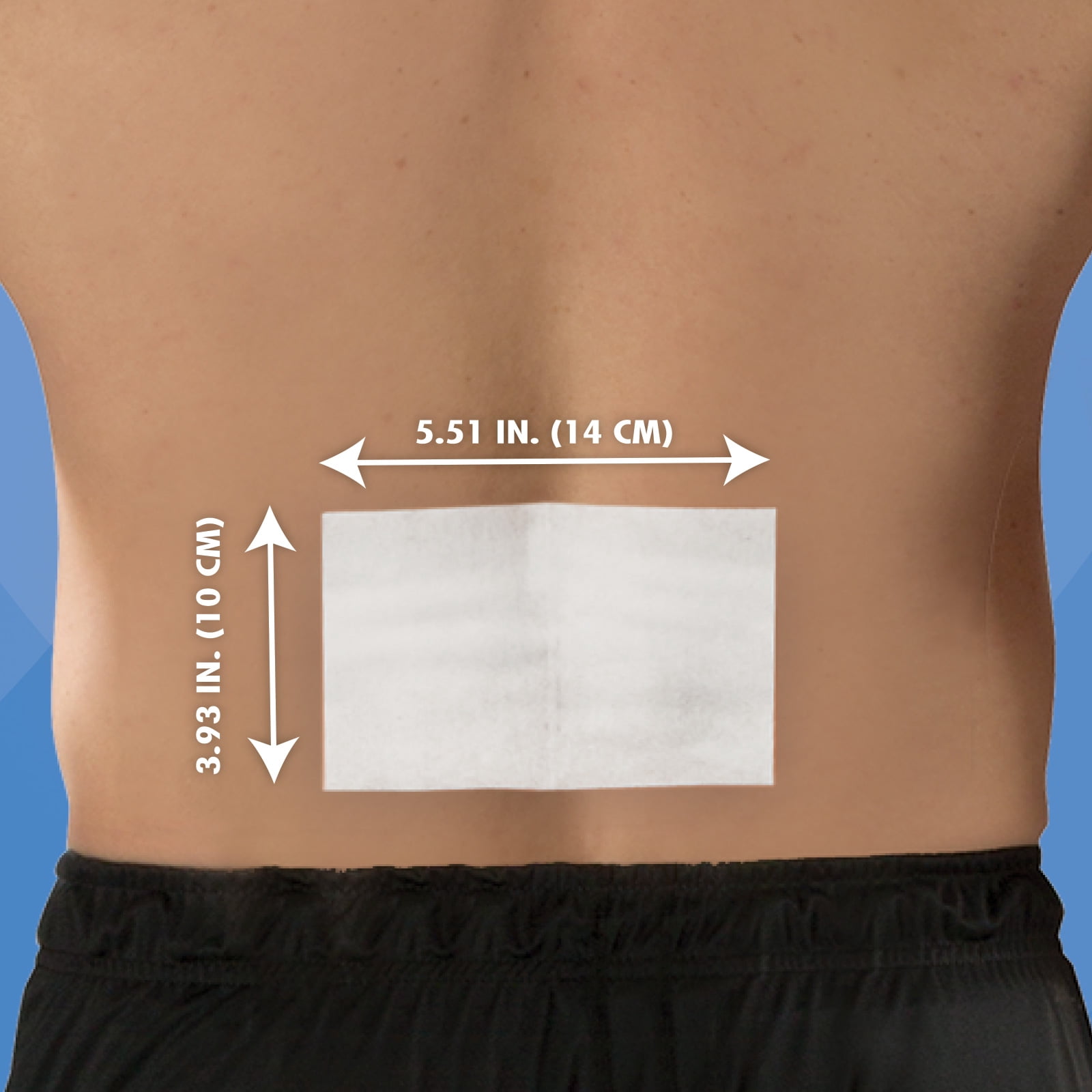 HealthWise 4% Lidocaine + 1% Menthol Pain Relief Patch | Maximum OTC Strength Lidocaine | 5-Count | 3.93” x 5.51” | Soothes Minor Aches and Pains | Topical Anesthetic + Analgesic | Easy to Apply
