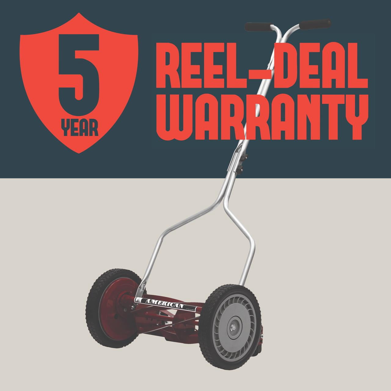 American Lawn Mower 1304-14 14-inch 5-Blade Push Reel Lawn Mower