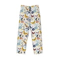 thumbnail image 4 of Xecao Flowers Butterfly Men's Straight Lounge Pajama Pants: The Ultimate in Comfortable Sleepwear, 4 of 9
