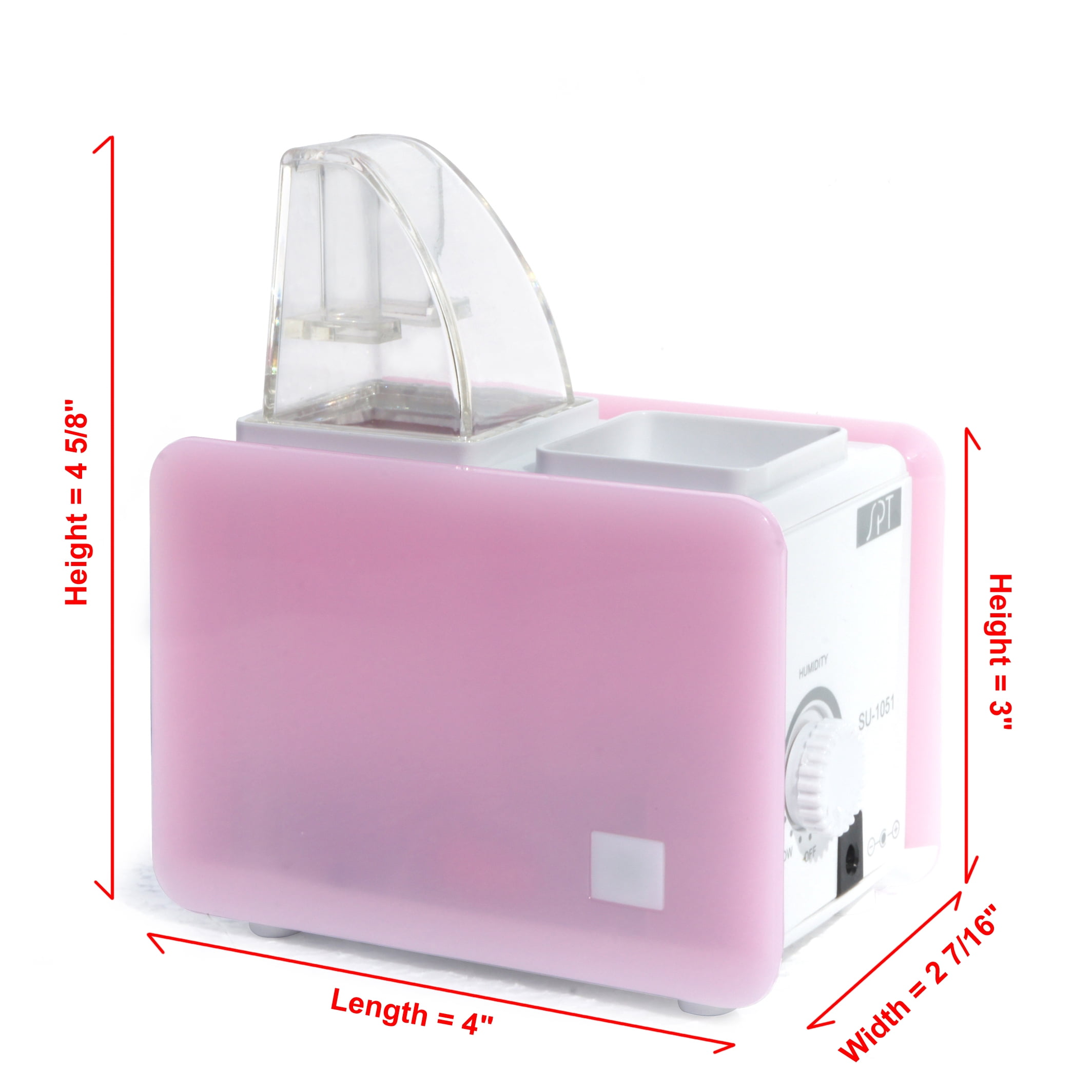 SunpentownPersonal Humidifier (Pink/White)