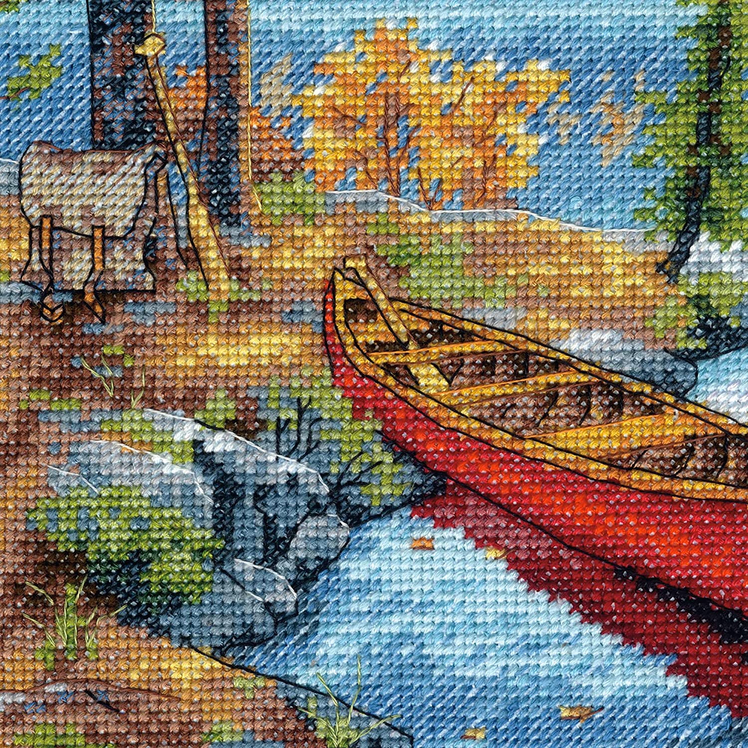 Dimensions Counted Cross Stitch Kit 11"X14"-Outdoor Adventure (14 Count)