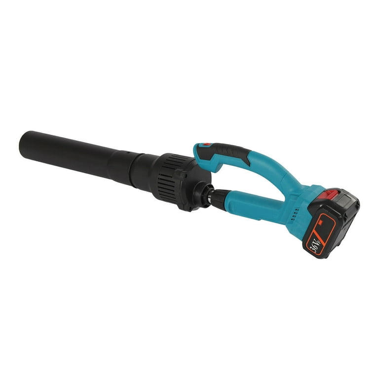 Blue Cordless Leaf Blower and Decker Lightweight Rechargeable