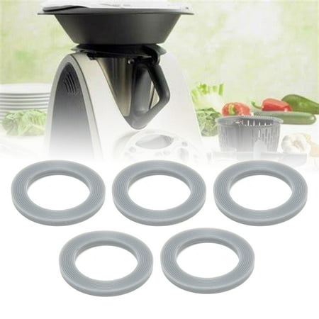 

Octpeak Blender Blade Protective Rings 5pcs Silicone Blender Protective Rings Mixer Accessory Spare Parts For Vorwerk Thermomix TM21 TM31 Blender Accessory