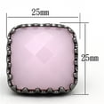 thumbnail image 2 of Luxe Jewelry Designs Women's Ring with Light Rose Synthetic Glass Stone - Size 7, 2 of 2