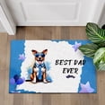 thumbnail image 4 of Happy Father's Day Best Rat Terrier Cool Dad Ever Doormat Ratty Dog Lover Indoor Outdoor Welcome Mat - 12007, 4 of 5