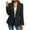 Black, variant on Blazers for Women Casual Open Front Long Sleeve Button Work Business Suit Coat Womens Lightweight Office Suit Jackets Blazer