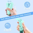 thumbnail image 7 of JYJXWY Portable Hand Fan,USB Rechargeable Fan with Mirror, Cell Phone Holder, Flashlight, 3-Speed, Lanyard, for Suitable Wowen Travel and Outdoor-Green, 7 of 7